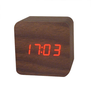 MINI Wooden LED Alarm Clock - Kazzi Boutique
