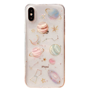 Luxury Glitter  Space Planet Phone Case - Kazzi Boutique