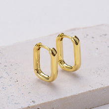 Load image into Gallery viewer, French U Shape Oval Earrings - Kazzi Boutique