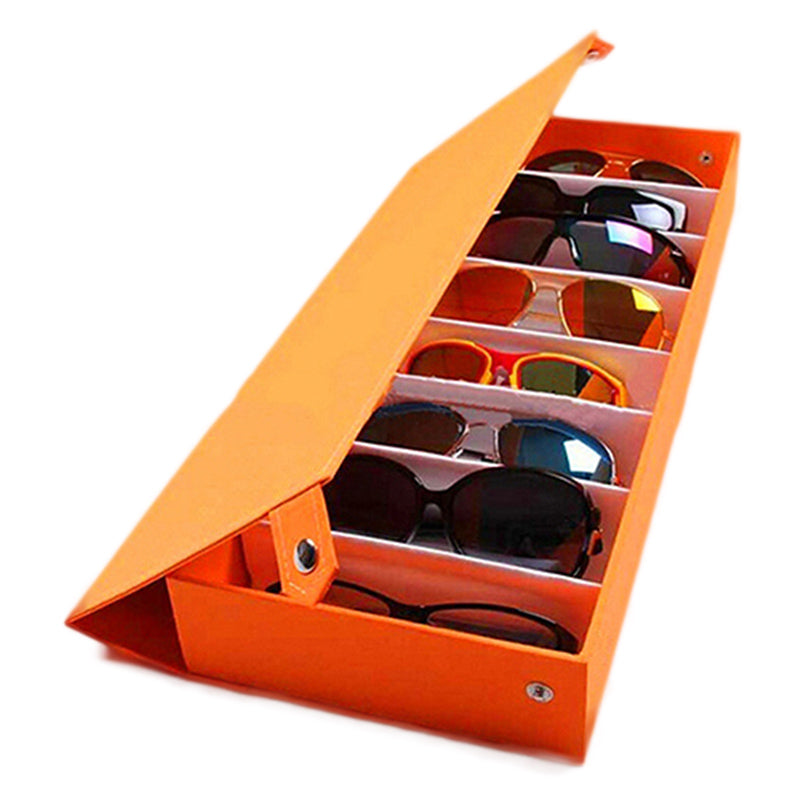 8 Grid Sunglasses Storage Case - Kazzi Boutique